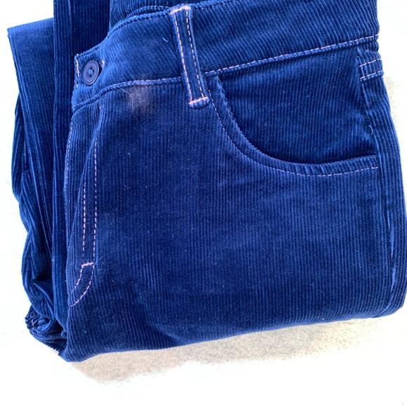 Hartstrings Corduroy w/ Floral Design Pants Sz 14 - Picture 4 of 16